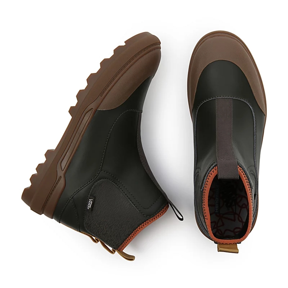Botas De Agua Vans Textured Waves Colfax Boot Hombre Verde Oscuro | VN238W5OJ73