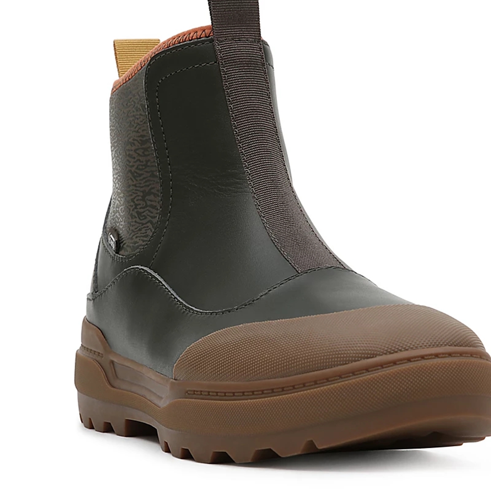 Botas De Agua Vans Textured Waves Colfax Boot Hombre Verde Oscuro | VN238W5OJ73