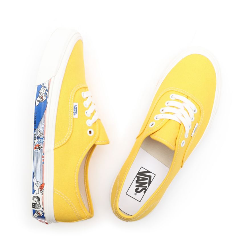 CLASSICS Vans Anaheim Factory Authentic 44 DX Mujer Amarillo | VN447V3SG83
