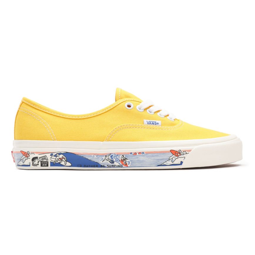 CLASSICS Vans Anaheim Factory Authentic 44 DX Mujer Amarillo | VN447V3SG83
