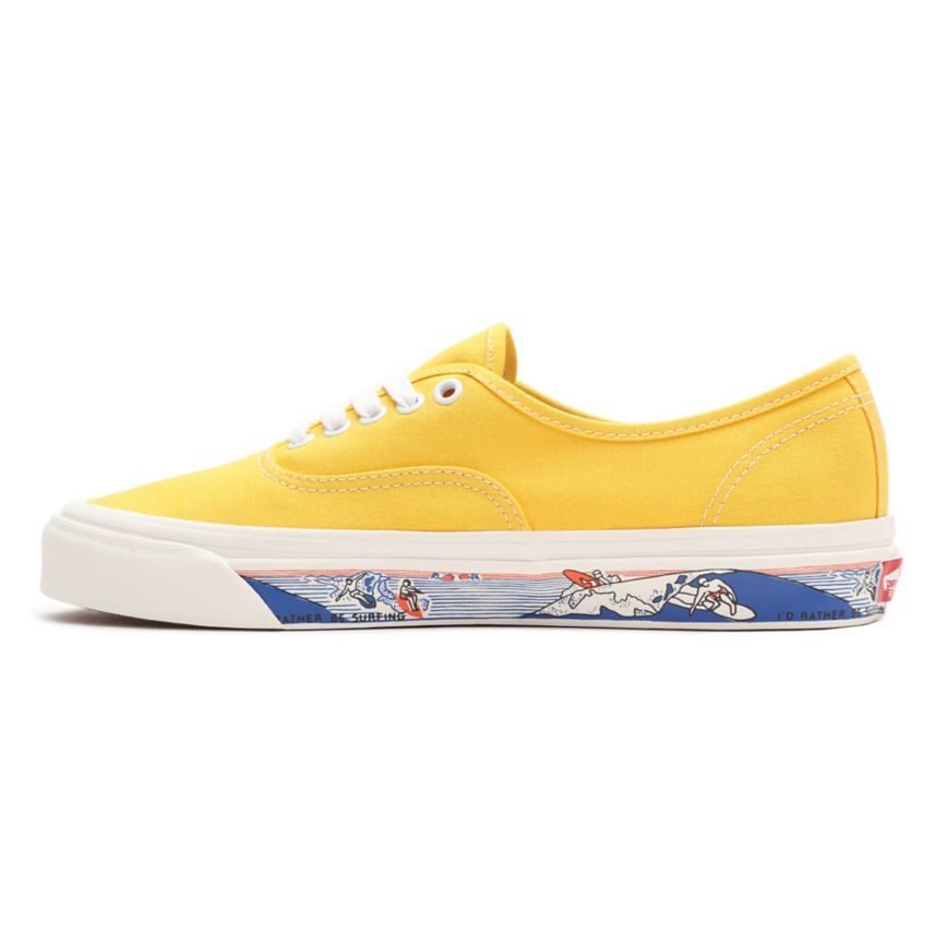 CLASSICS Vans Anaheim Factory Authentic 44 DX Mujer Amarillo | VN447V3SG83