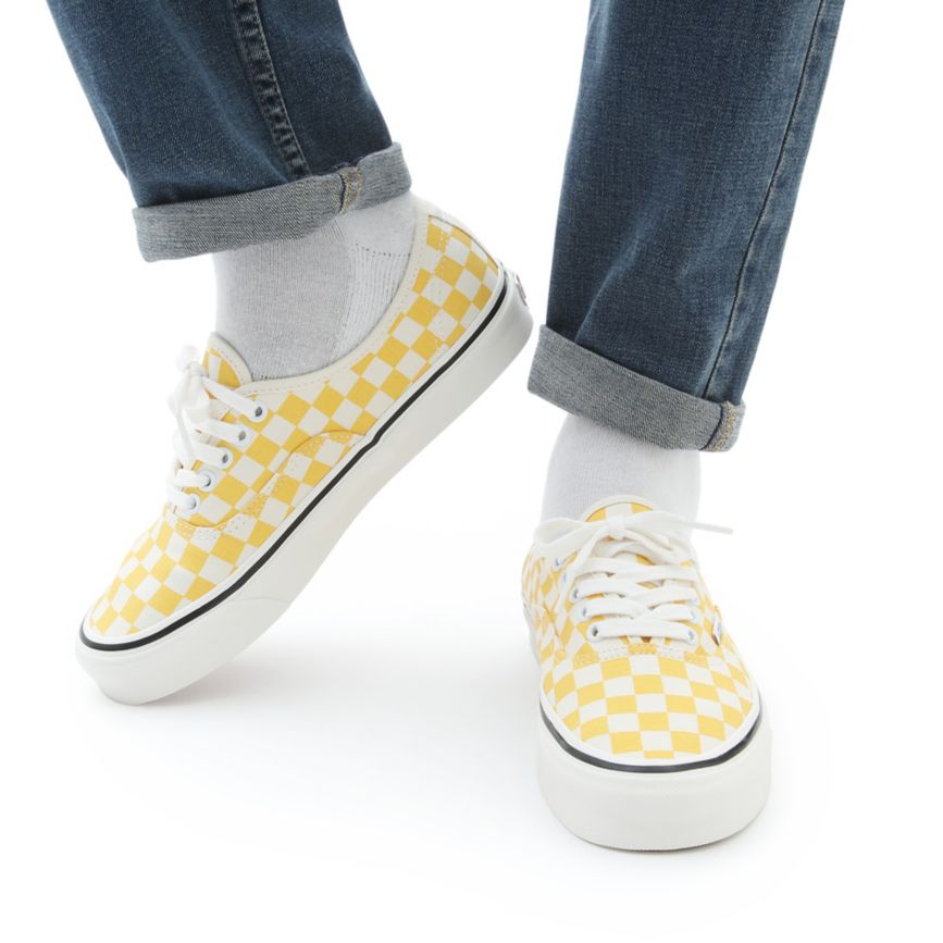 CLASSICS Vans Anaheim Factory Authentic 44 DX Hombre Amarillo | VN678A8EL04