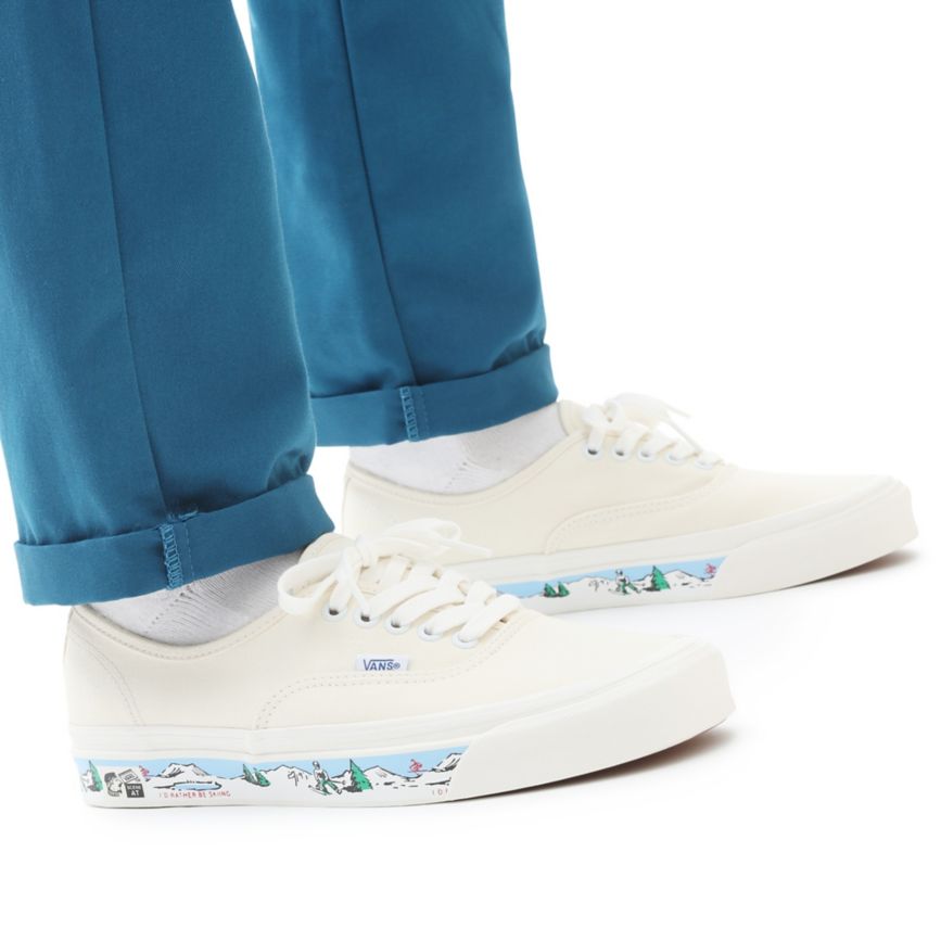 CLASSICS Vans Anaheim Factory Authentic 44 DX Mujer Blancas | VN728O9XU87