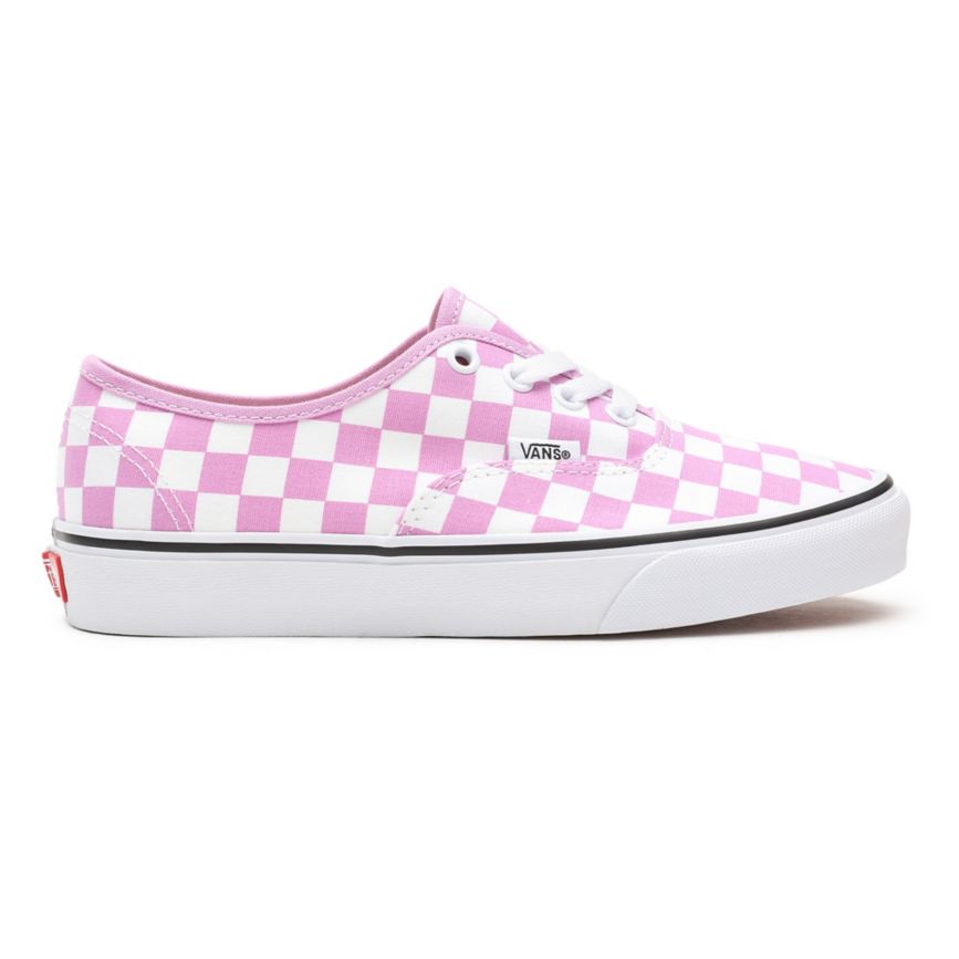 CLASSICS Vans Checkerboard Authentic Hombre Rosas | VN045Q0AY74