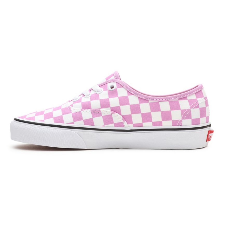 CLASSICS Vans Checkerboard Authentic Hombre Rosas | VN045Q0AY74