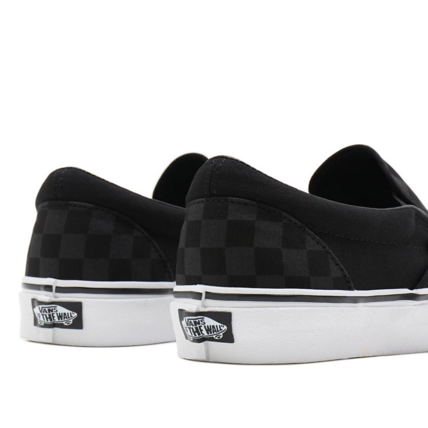 CLASSICS Vans Checkerboard Classic Slip-On Hombre Negras | VN688R0HI61