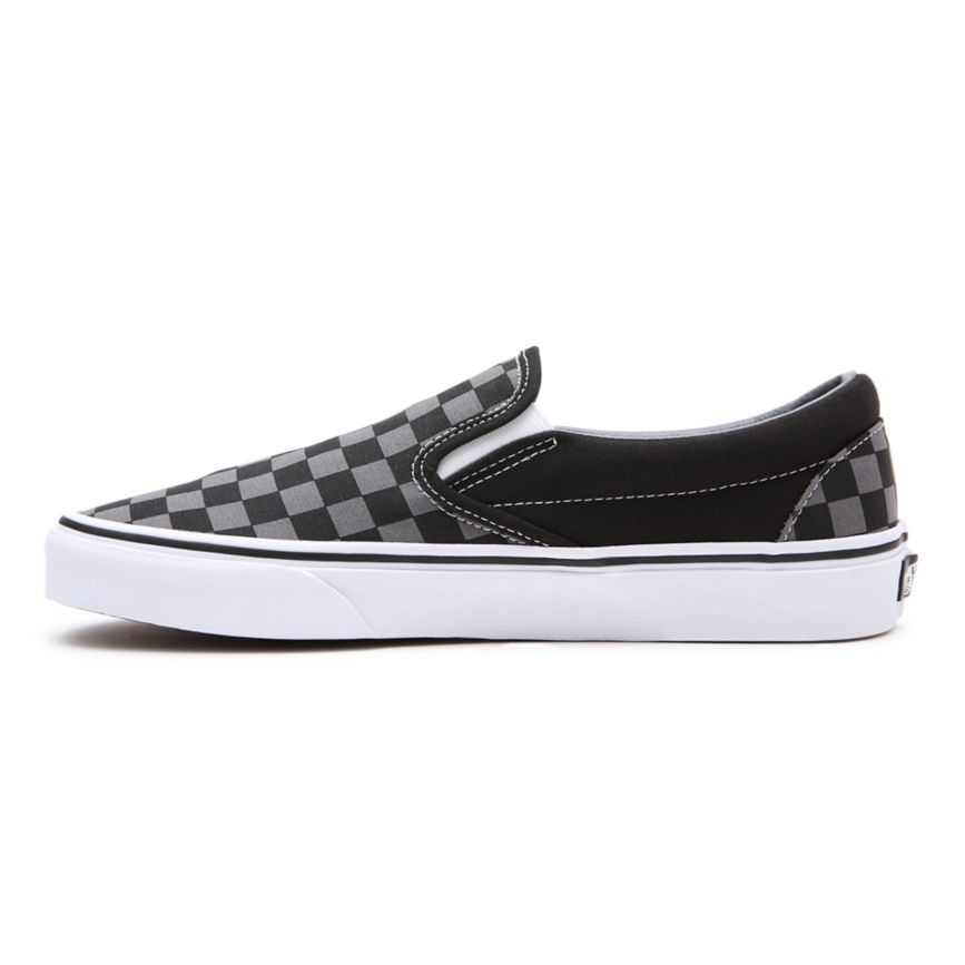 CLASSICS Vans Checkerboard Classic Slip-On Hombre Negras | VN949H2ZN35
