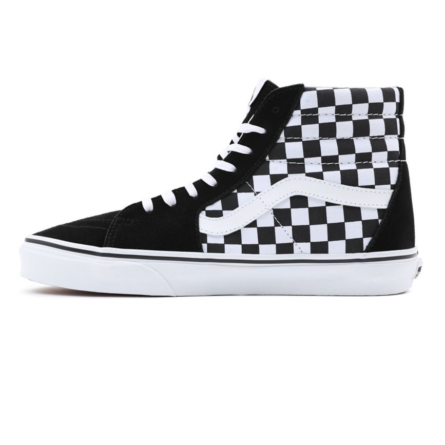CLASSICS Vans Checkerboard SK8-Hi Mujer Negras | VN583C0HO52