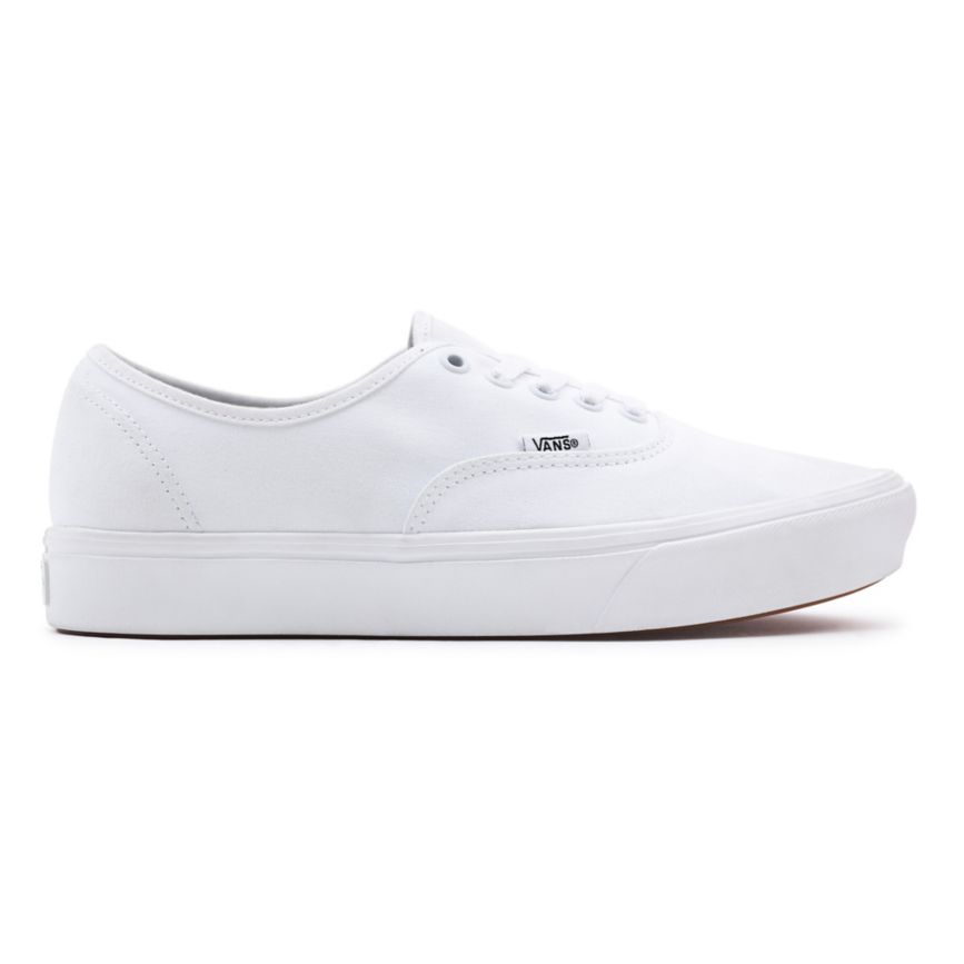 CLASSICS Vans Classic ComfyCush Authentic Hombre Blancas | VN717N2GP61