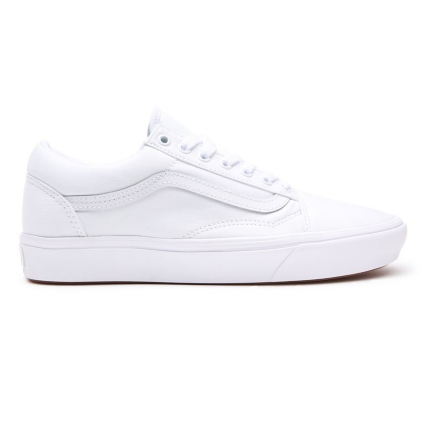 CLASSICS Vans Classic ComfyCush Old Skool Hombre Blancas | VN209K9ZL95