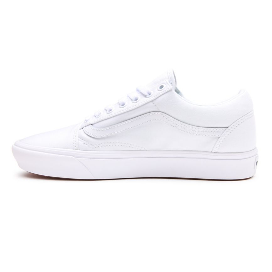 CLASSICS Vans Classic ComfyCush Old Skool Hombre Blancas | VN209K9ZL95