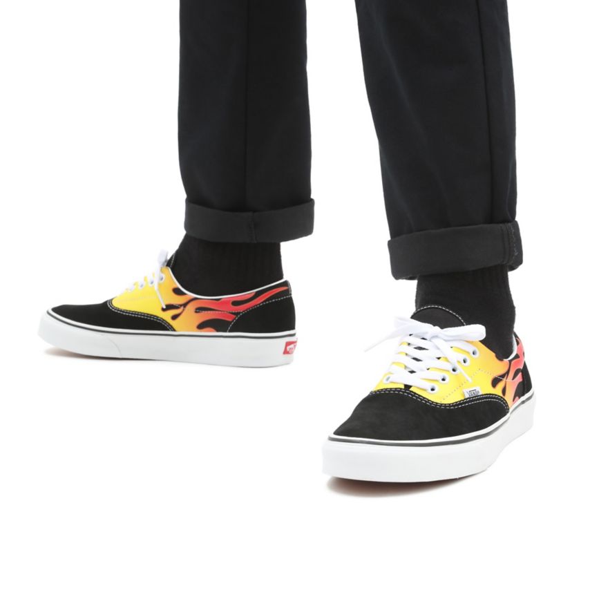 CLASSICS Vans Flame Era Mujer Negras | VN019Y9EH82