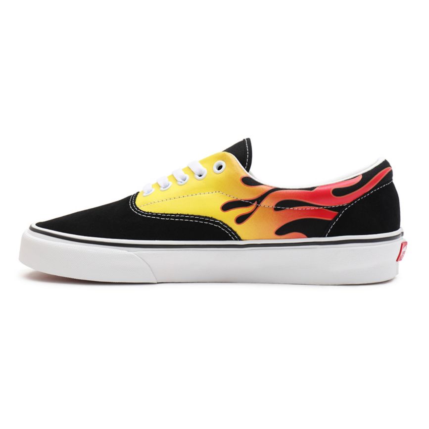 CLASSICS Vans Flame Era Mujer Negras | VN019Y9EH82