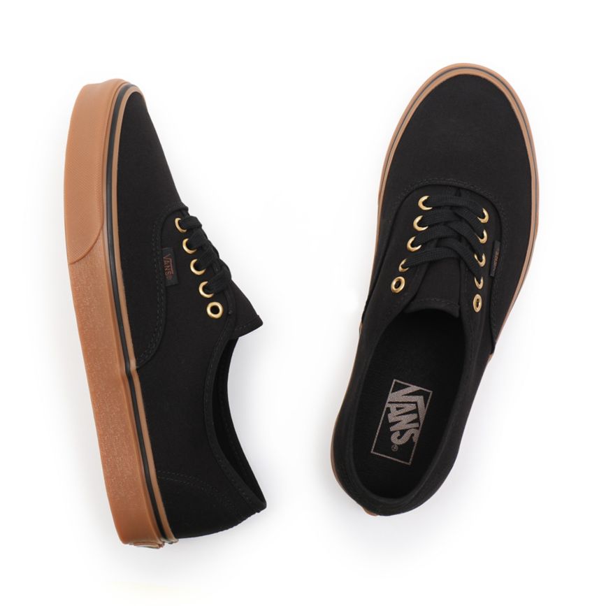CLASSICS Vans Gum Authentic Hombre Negras | VN010G5PA58