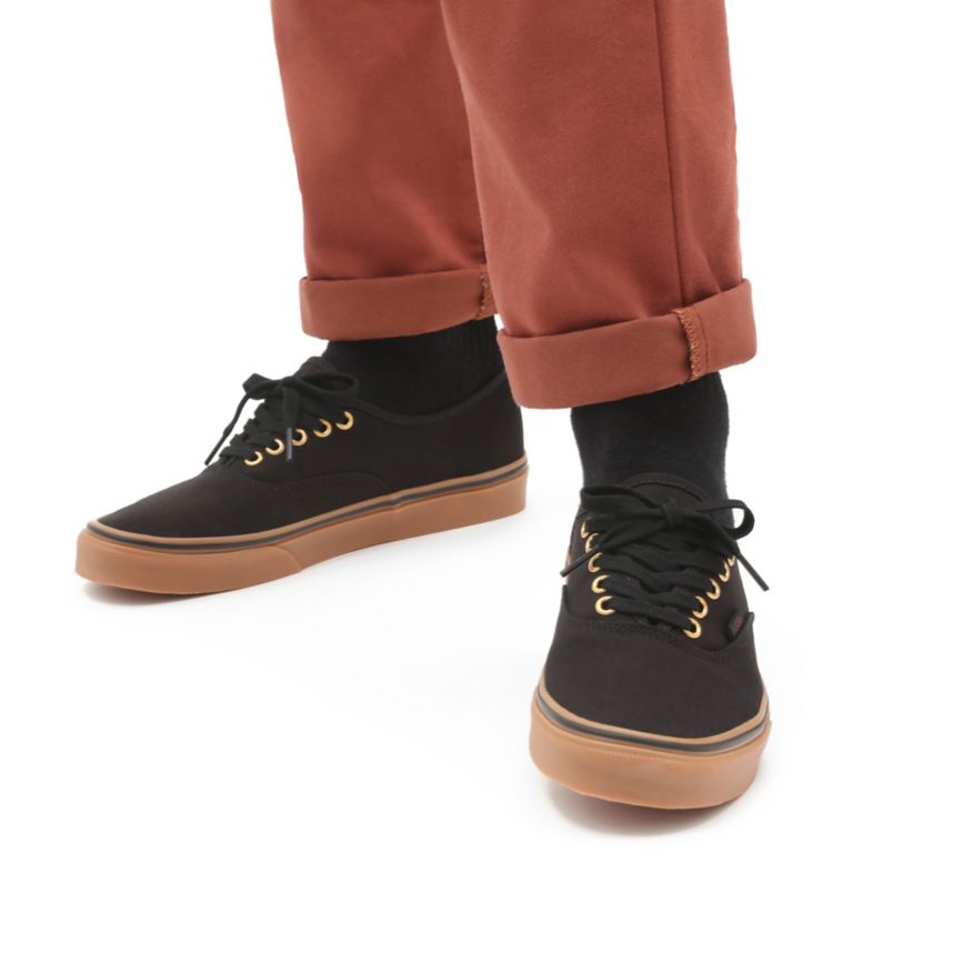 CLASSICS Vans Gum Authentic Hombre Negras | VN010G5PA58