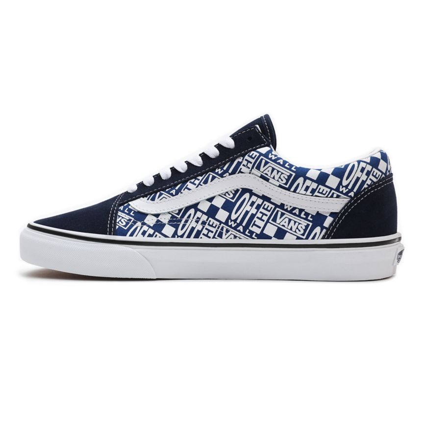 CLASSICS Vans Off The Wall Old Skool Mujer Azules | VN518I7QZ16