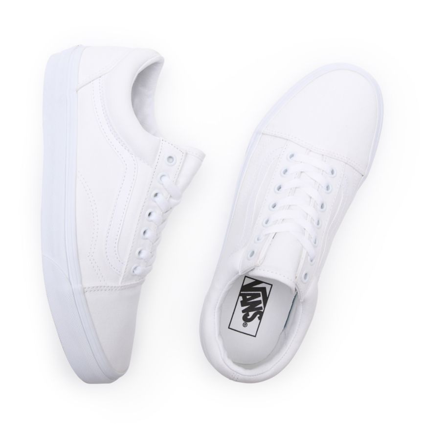 CLASSICS Vans Old Skool Hombre Blancas | VN816Z6VC69