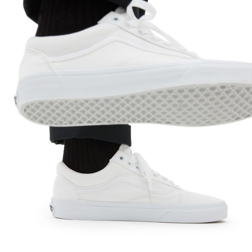 CLASSICS Vans Old Skool Hombre Blancas | VN816Z6VC69