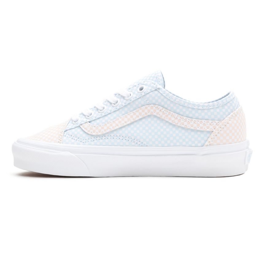 CLASSICS Vans Pastel Checkerboard Old Skool Tapered Mujer Blancas | VN333T7DX74
