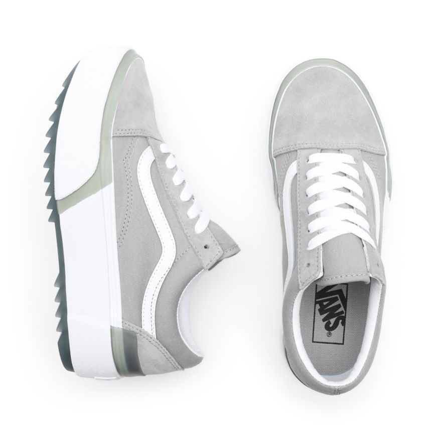 CLASSICS Vans Pastel Old Skool Stacked Mujer Gris Oscuro | VN599Q0NJ41