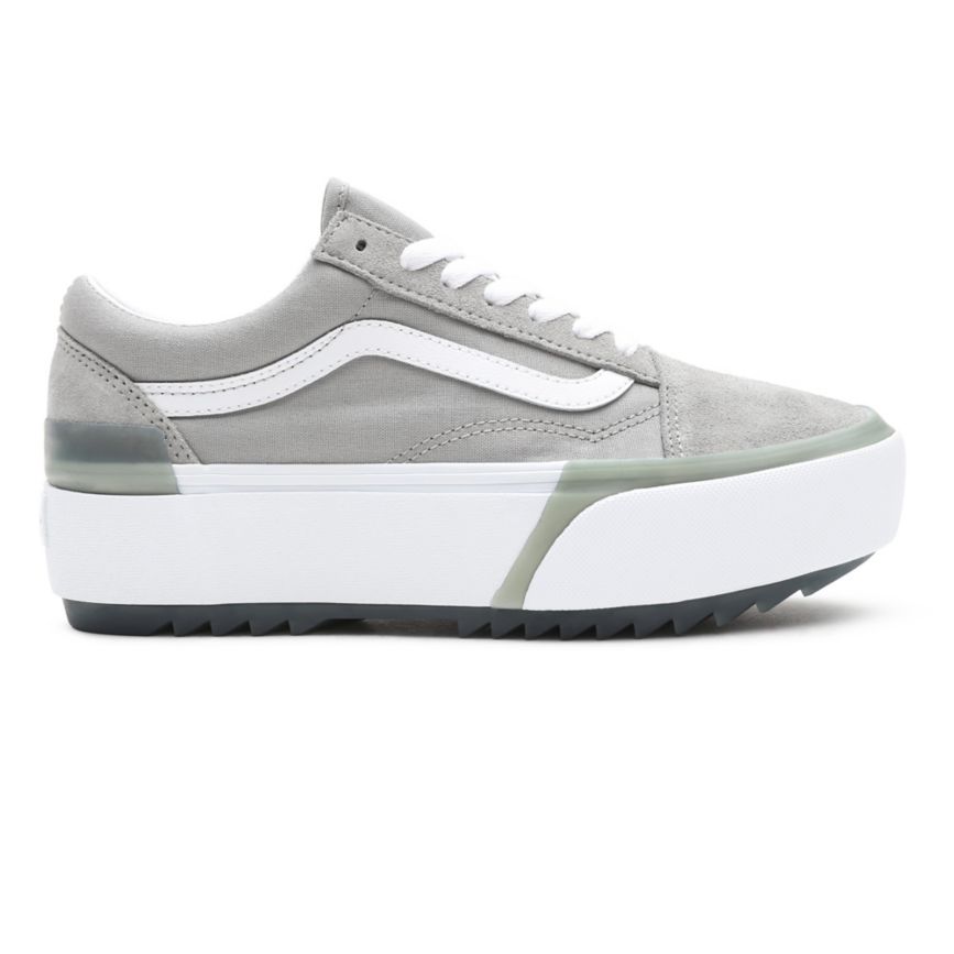 CLASSICS Vans Pastel Old Skool Stacked Mujer Gris Oscuro | VN599Q0NJ41