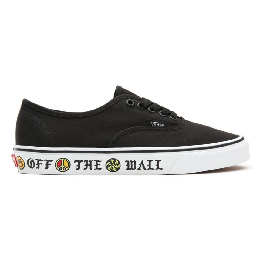 CLASSICS Vans Sidewall Authentic Mujer Negras | VN678G9JN04