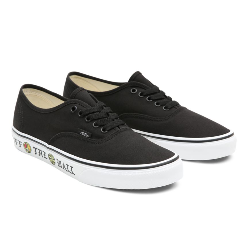 CLASSICS Vans Sidewall Authentic Mujer Negras | VN678G9JN04