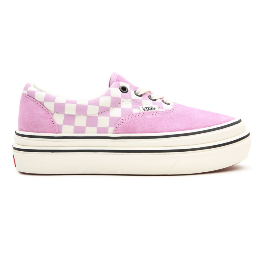 CLASSICS Vans Suede Lona Super ComfyCush Era Mujer Rosas | VN049S8WG98