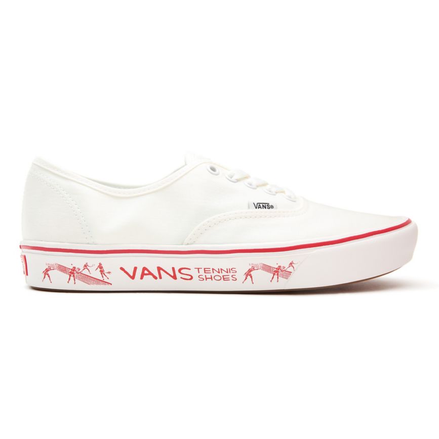 CLASSICS Vans X Penn ComfyCush Authentic Mujer Blancas | VN025E4PN40