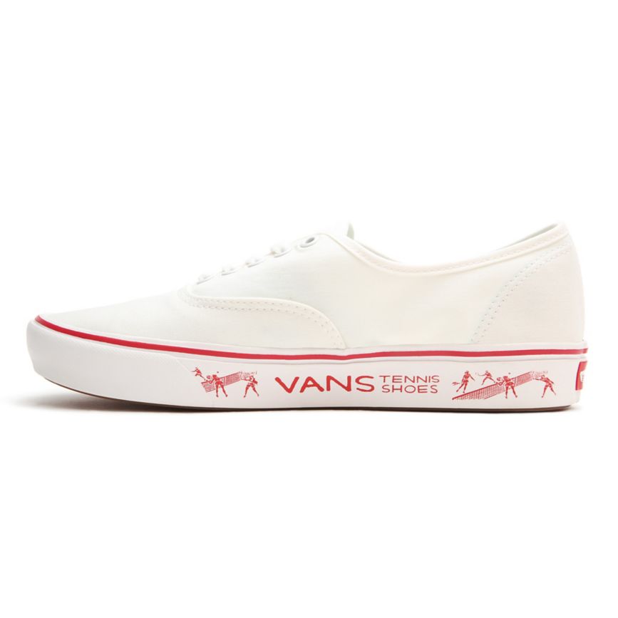 CLASSICS Vans X Penn ComfyCush Authentic Mujer Blancas | VN025E4PN40