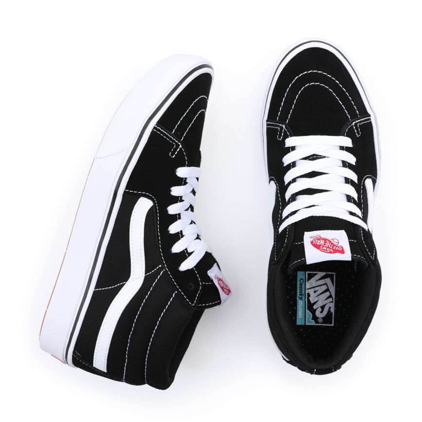 Mid Top Vans Classic ComfyCush Sk8-Mid Hombre Negras | VN235X3EA90