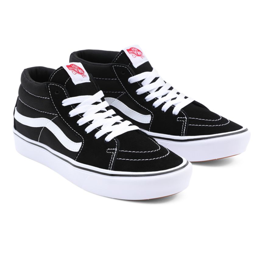 Mid Top Vans Classic ComfyCush Sk8-Mid Hombre Negras | VN235X3EA90