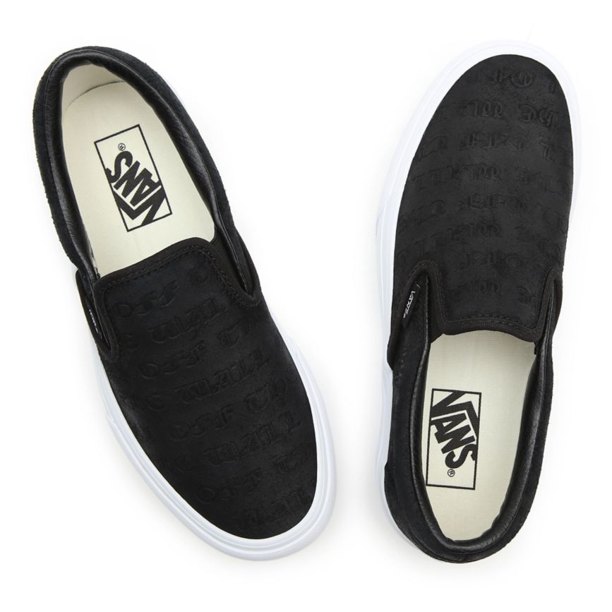 Plataforma Vans Deboss OTW Classic Slip-On Platform Mujer Negras | VN469J5CC33