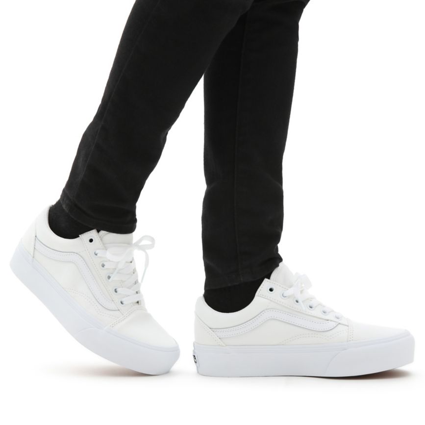 Plataforma Vans Old Skool Platform Mujer Blancas | VN175M5UX57