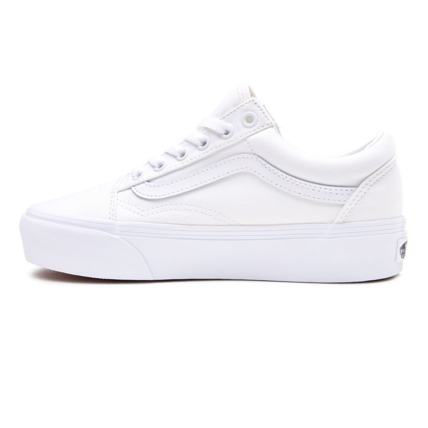 Plataforma Vans Old Skool Platform Mujer Blancas | VN175M5UX57