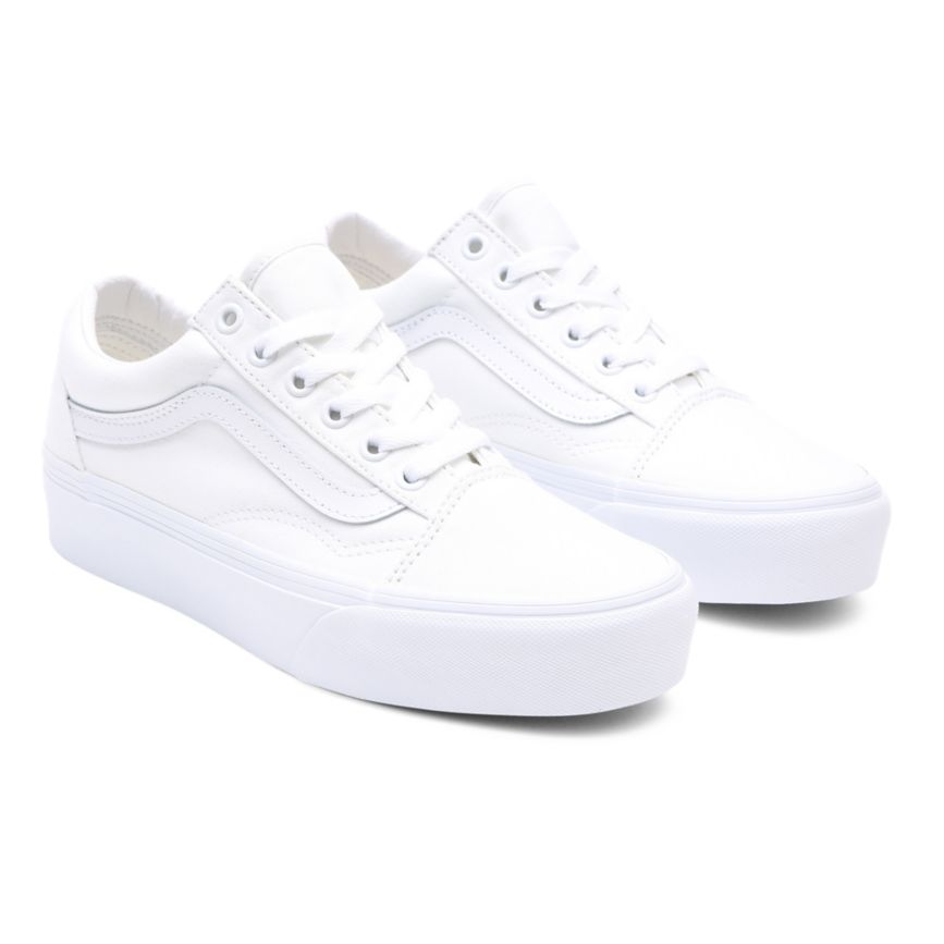 Plataforma Vans Old Skool Platform Mujer Blancas | VN175M5UX57