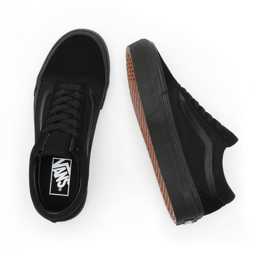 Plataforma Vans Platform Old Skool Mujer Negras | VN094M1ZY71