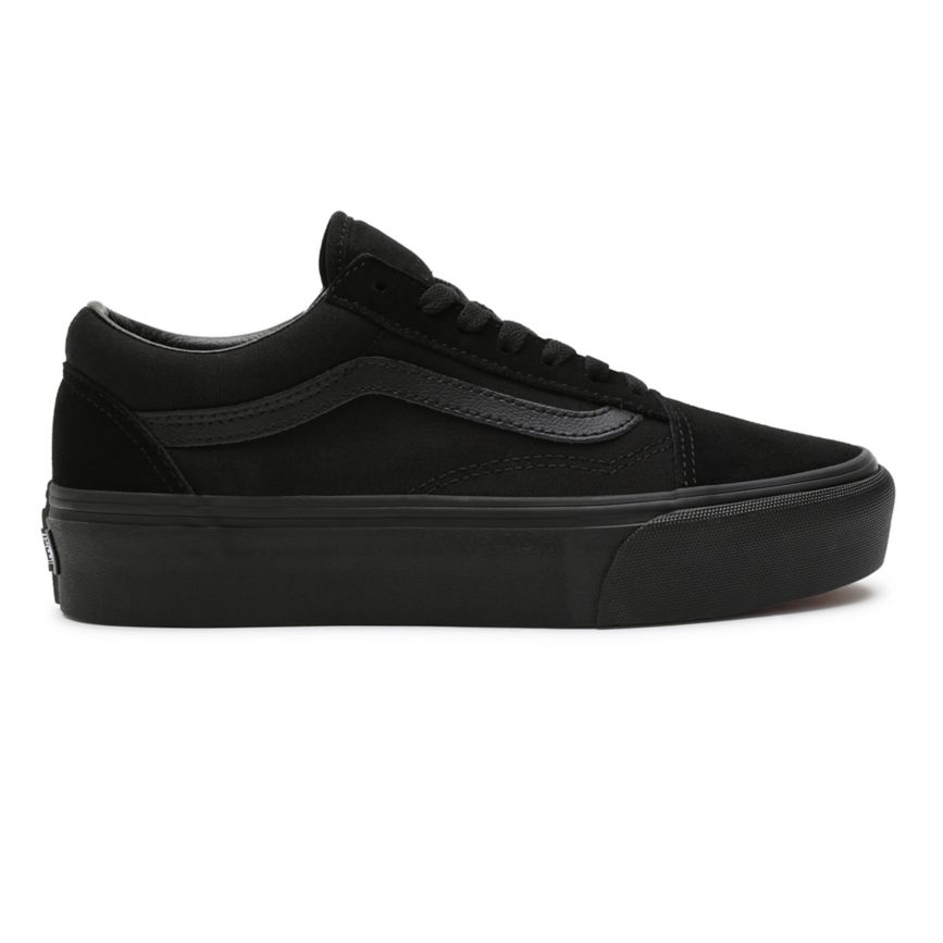 Plataforma Vans Platform Old Skool Mujer Negras | VN094M1ZY71