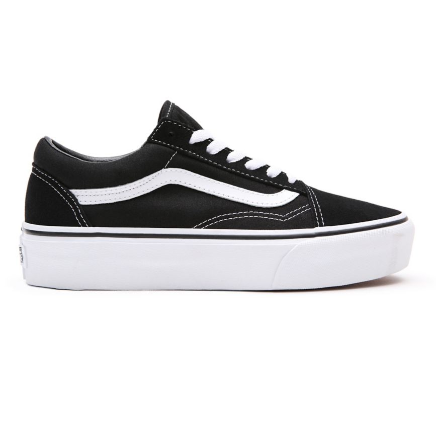 Plataforma Vans Platform Old Skool Mujer Negras | VN318T9UN85