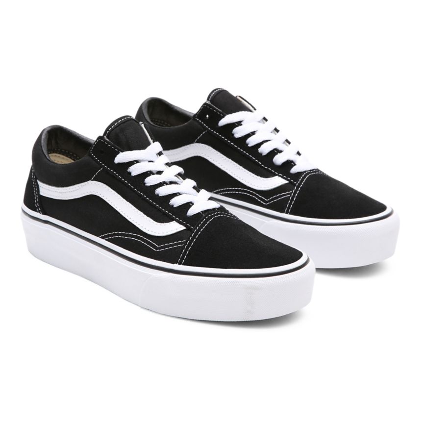 Plataforma Vans Platform Old Skool Mujer Negras | VN318T9UN85