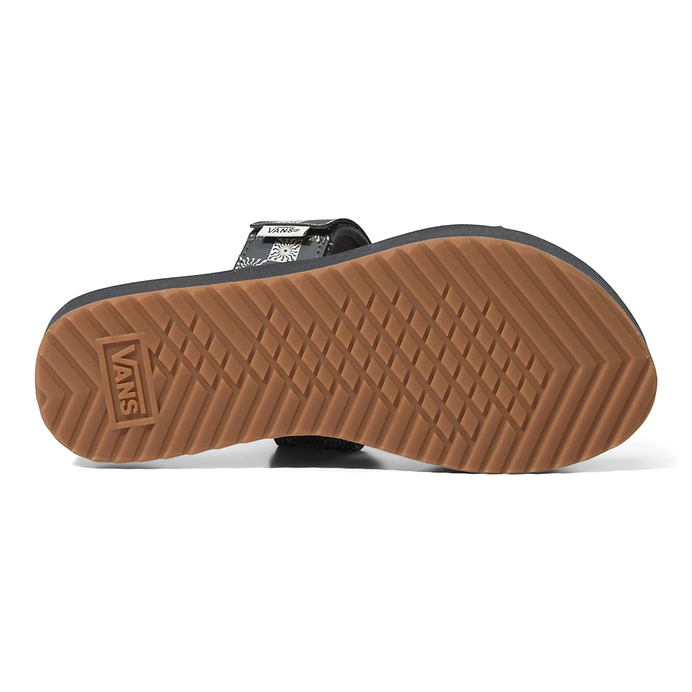 Sandalias Planas Vans Cayucas Slide Mega Platform Mujer Negras | VN063W8YS95