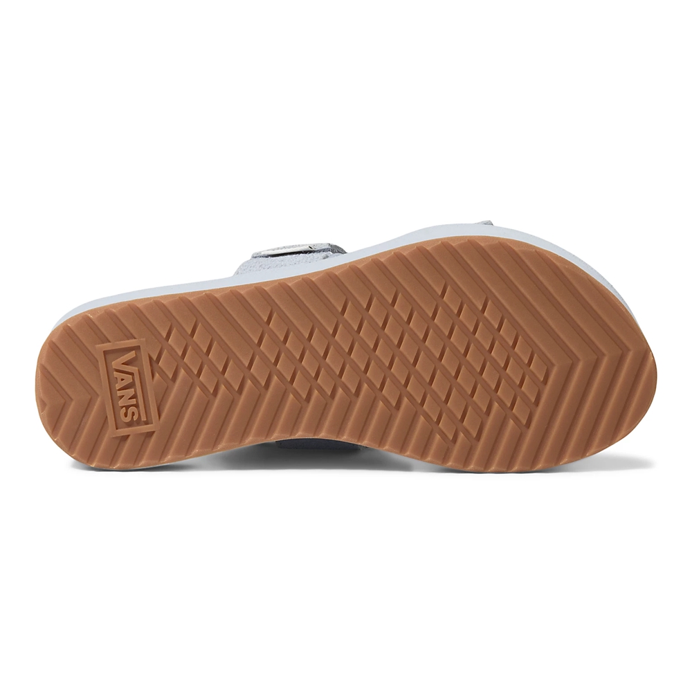 Sandalias Planas Vans Cayucas Slide Mega Platform Mujer Gris | VN447I8QY99