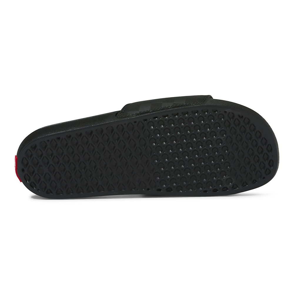 Sandalias Planas Vans Checkerboard La Costa Slide-On Hombre Negras | VN590W2JU01