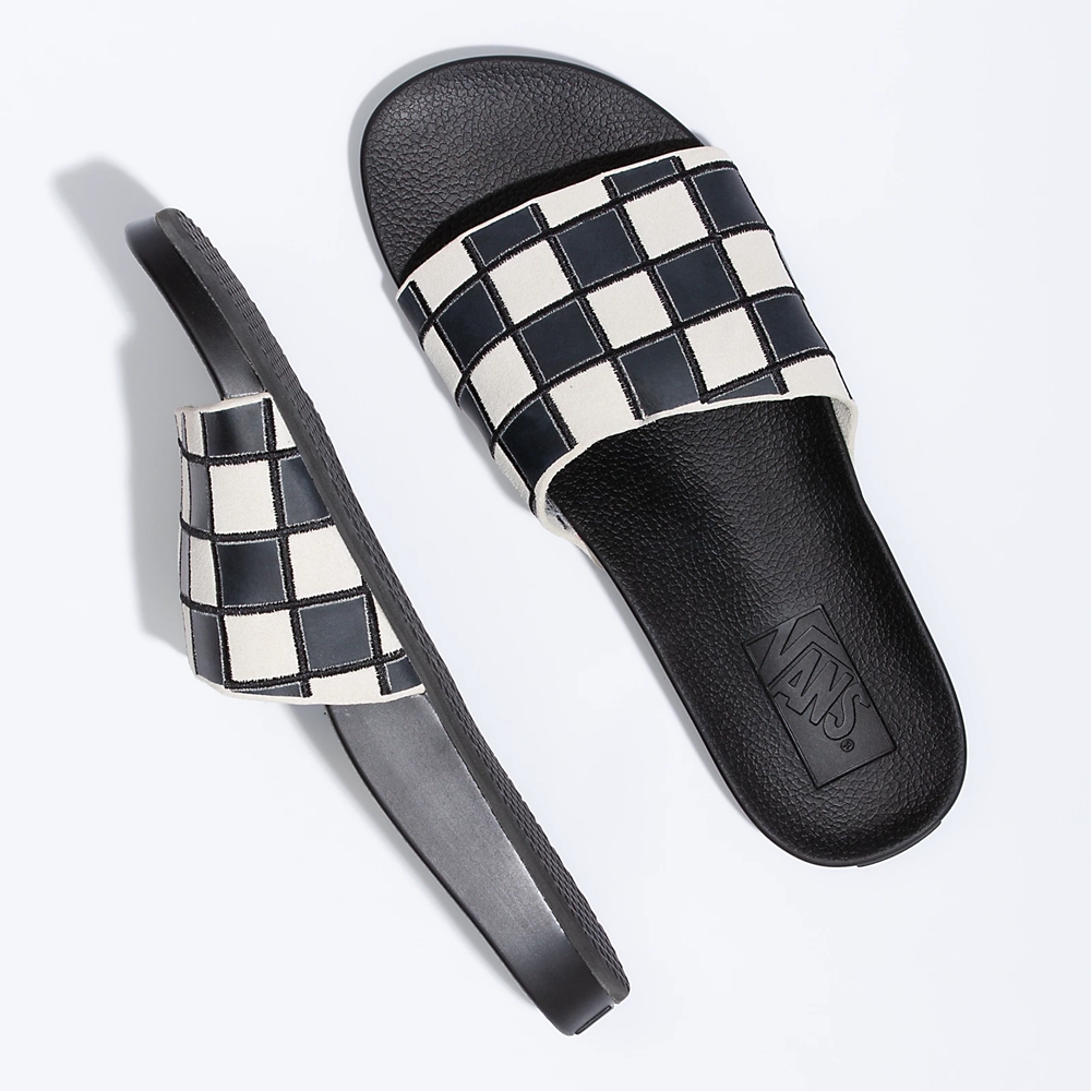 Sandalias Planas Vans Decon Slide Hombre Negras | VN282D1EL57