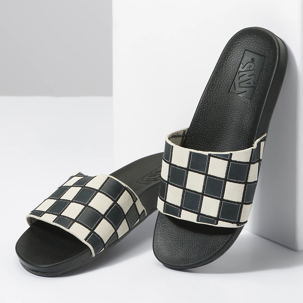 Sandalias Planas Vans Decon Slide Hombre Negras | VN282D1EL57