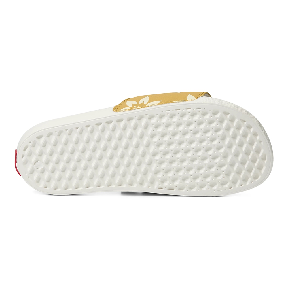 Sandalias Planas Vans La Costa Slide-On Mujer Amarillo | VN633L2JW74