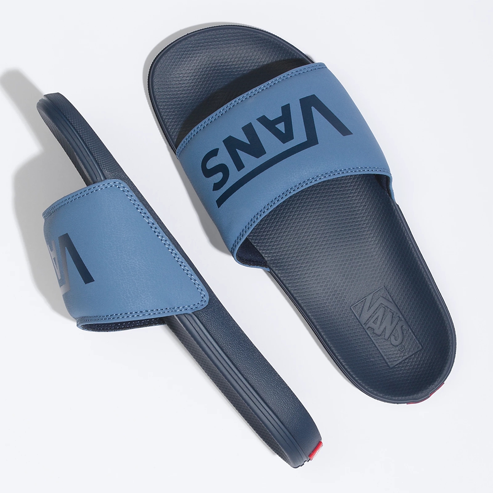 Sandalias Planas Vans La Costa Slide-On Hombre Azules | VN930Q3ZP43