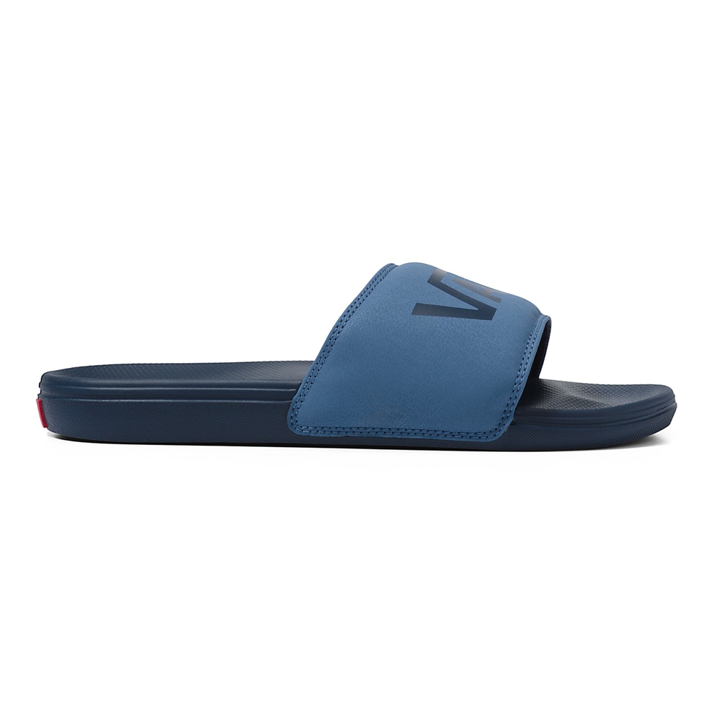 Sandalias Planas Vans La Costa Slide-On Hombre Azules | VN930Q3ZP43