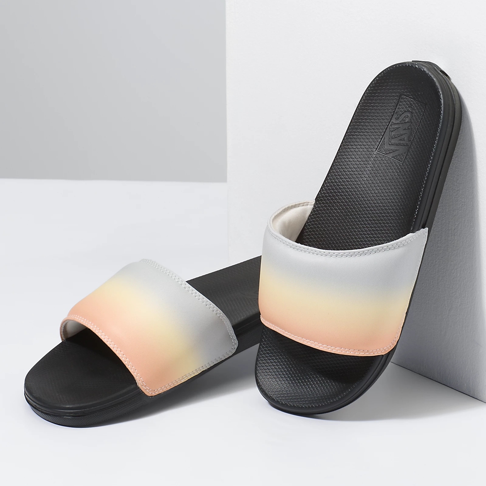 Sandalias Planas Vans Ombre Sunrise La Costa Slide-On Mujer Negras | VN176F2DX30