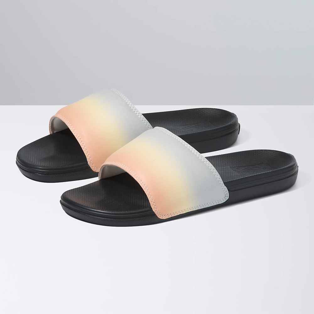 Sandalias Planas Vans Ombre Sunrise La Costa Slide-On Mujer Negras | VN176F2DX30